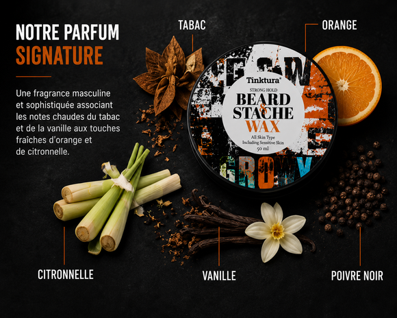 Cire pour barbe et moustache