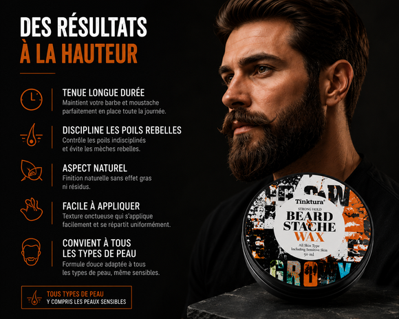 Cire pour barbe et moustache